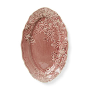 Small Oval Dish - Old Rose